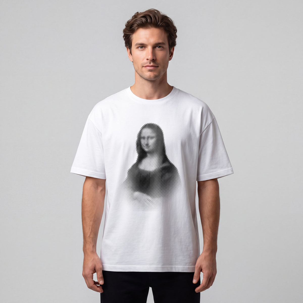 Sanat Mona LISA | 25 × 25 cm DTF Baskı Transferi