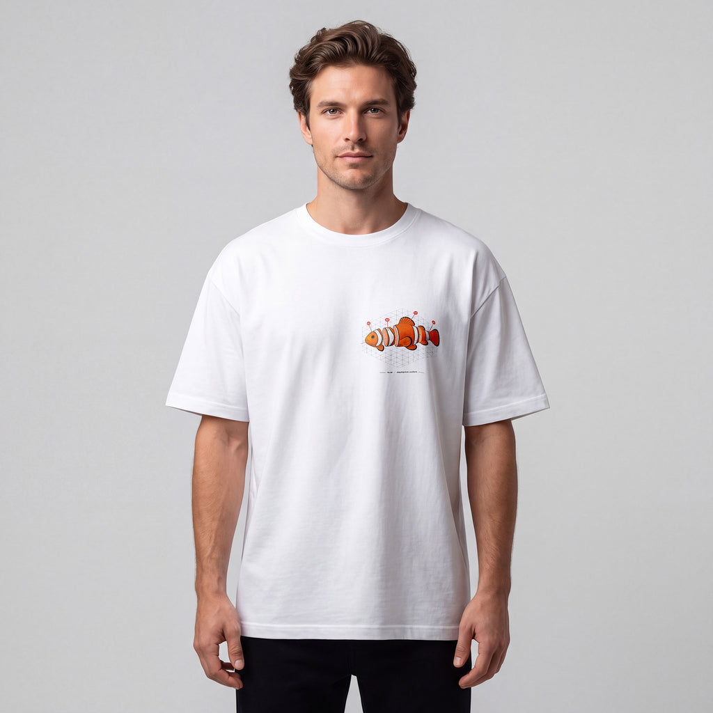 REEF Amphiprion Ocellaris | 25 × 25 cm DTF Baskı Transferi