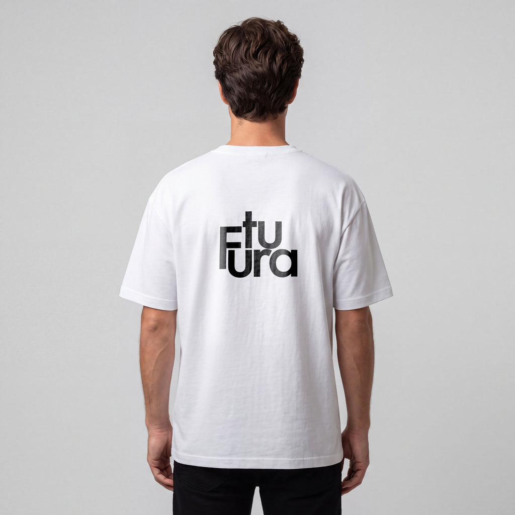 Tipografi Futura | 25 × 25 cm DTF Baskı Transferi