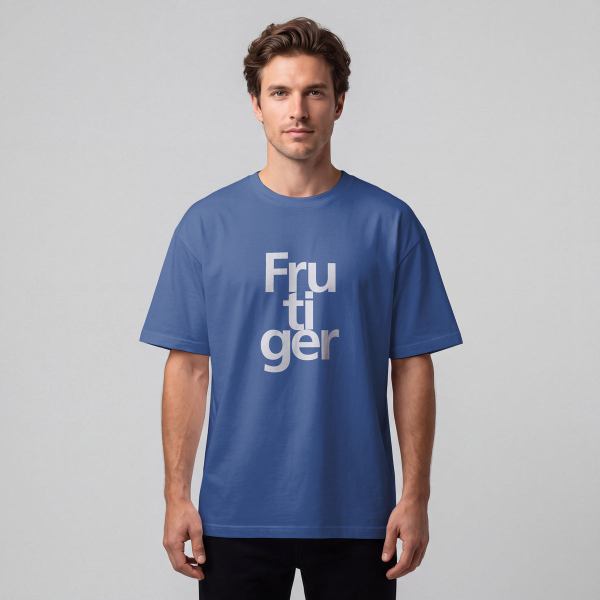 Tipografi Frutiger | 25 × 25 cm DTF Baskı Transferi
