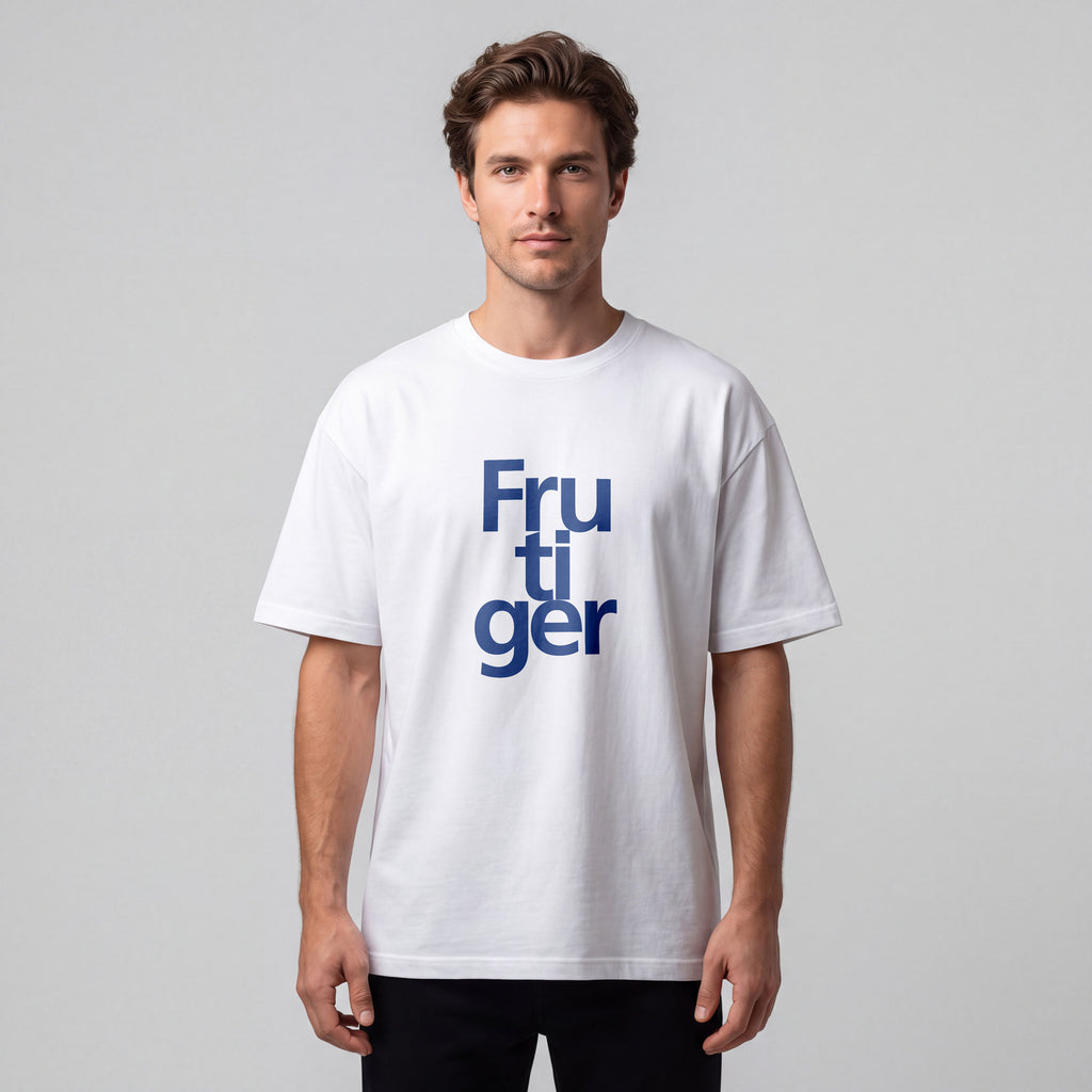 Tipografi Frutiger | 25 × 25 cm DTF Baskı Transferi