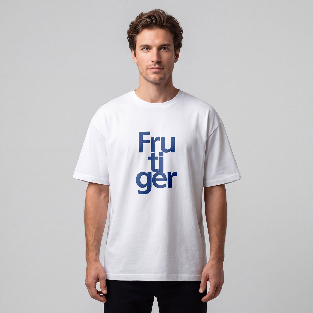 Tipografi Frutiger | 25 × 25 cm DTF Baskı Transferi