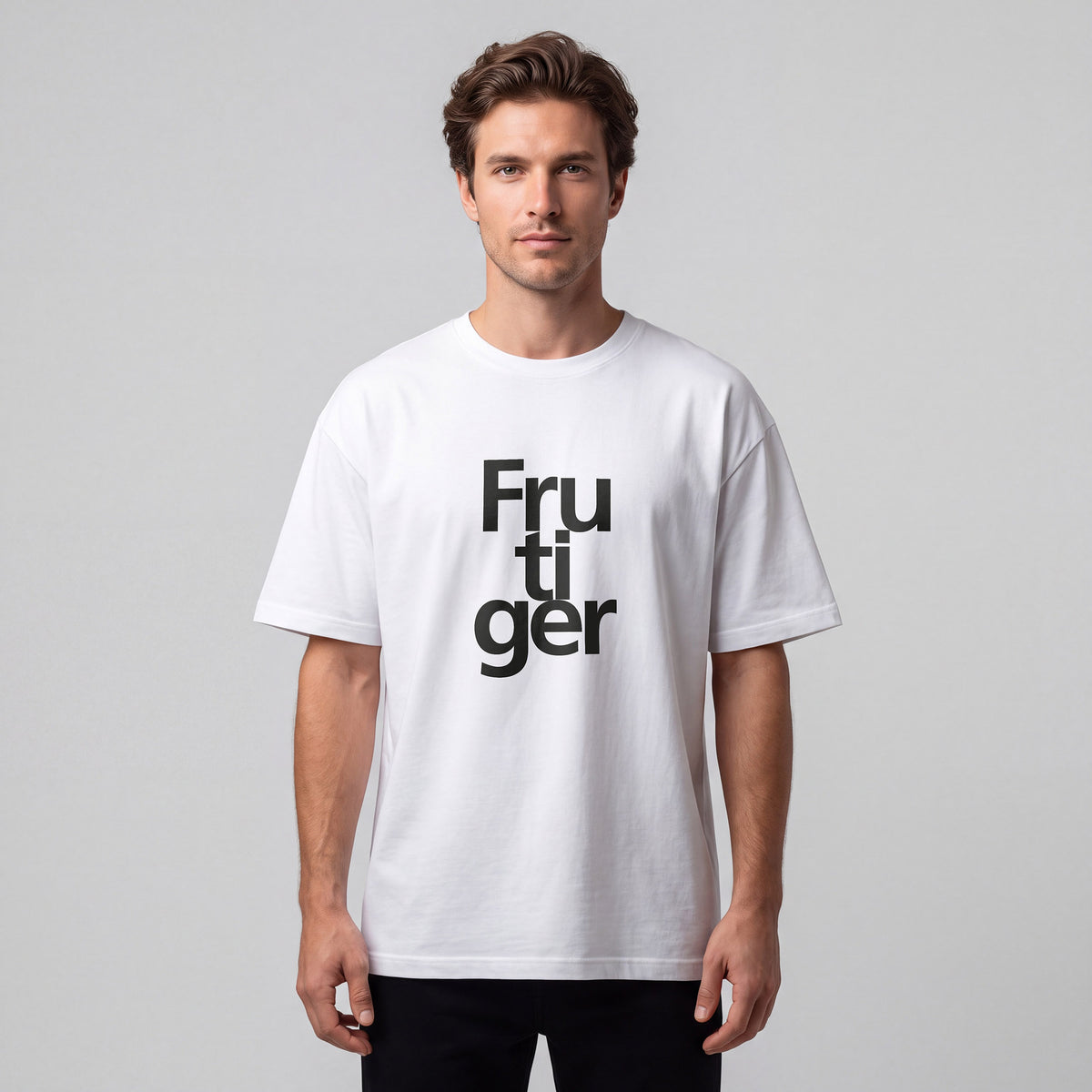 Tipografi Frutiger | 25 × 25 cm DTF Baskı Transferi
