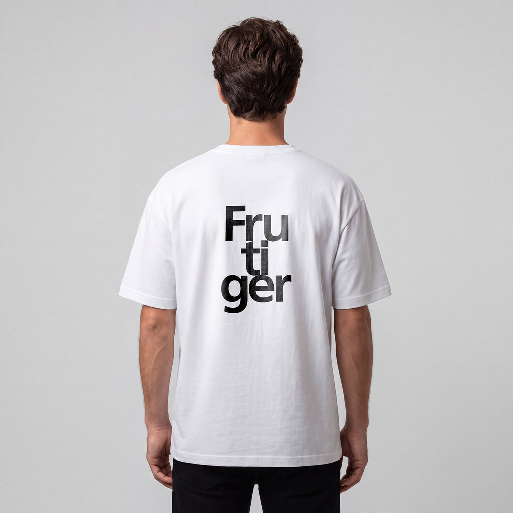 Tipografi Frutiger | 25 × 25 cm DTF Baskı Transferi