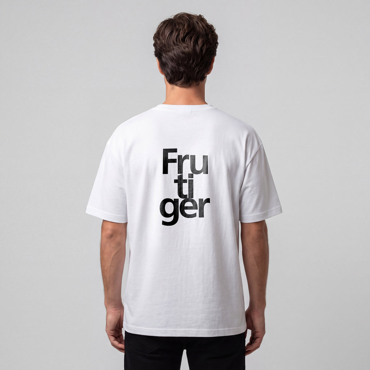 Tipografi Frutiger | 25 × 25 cm DTF Baskı Transferi