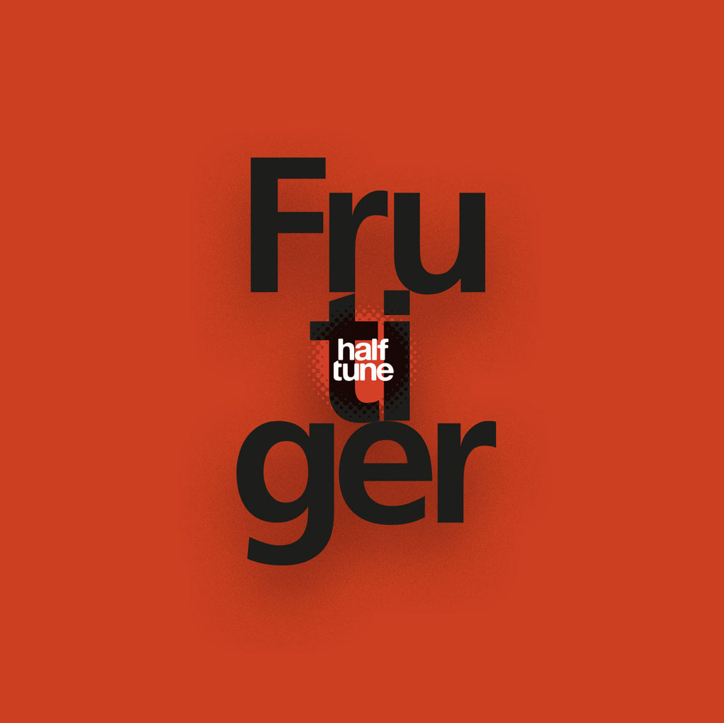 Tipografi Frutiger | 25 × 25 cm DTF Baskı Transferi