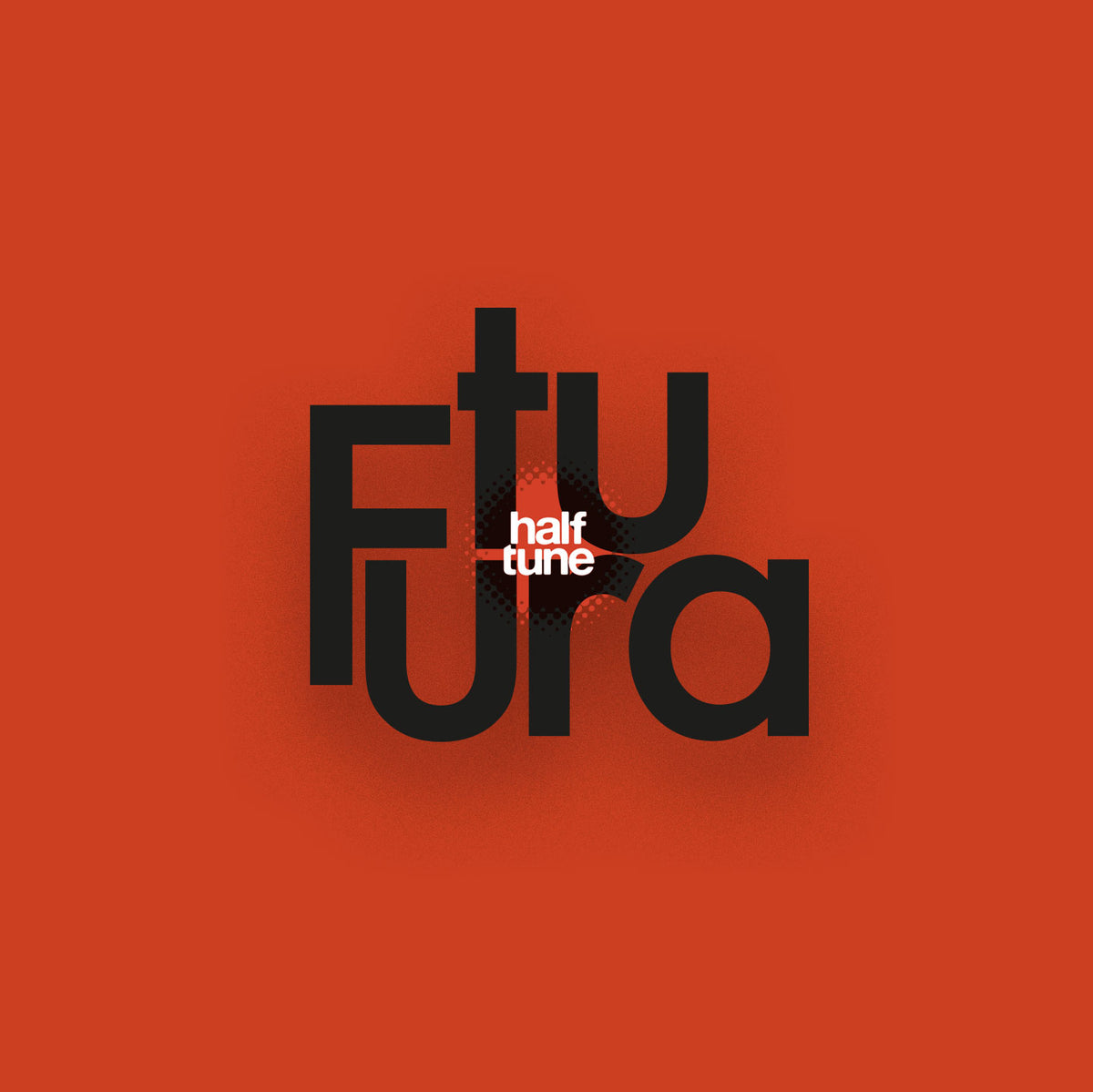 Tipografi Futura | 25 × 25 cm DTF Baskı Transferi